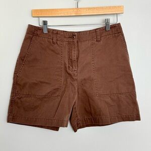 Jones New York‎ Sport Mid-Rise Chocolate Brown Shorts Women's 6P